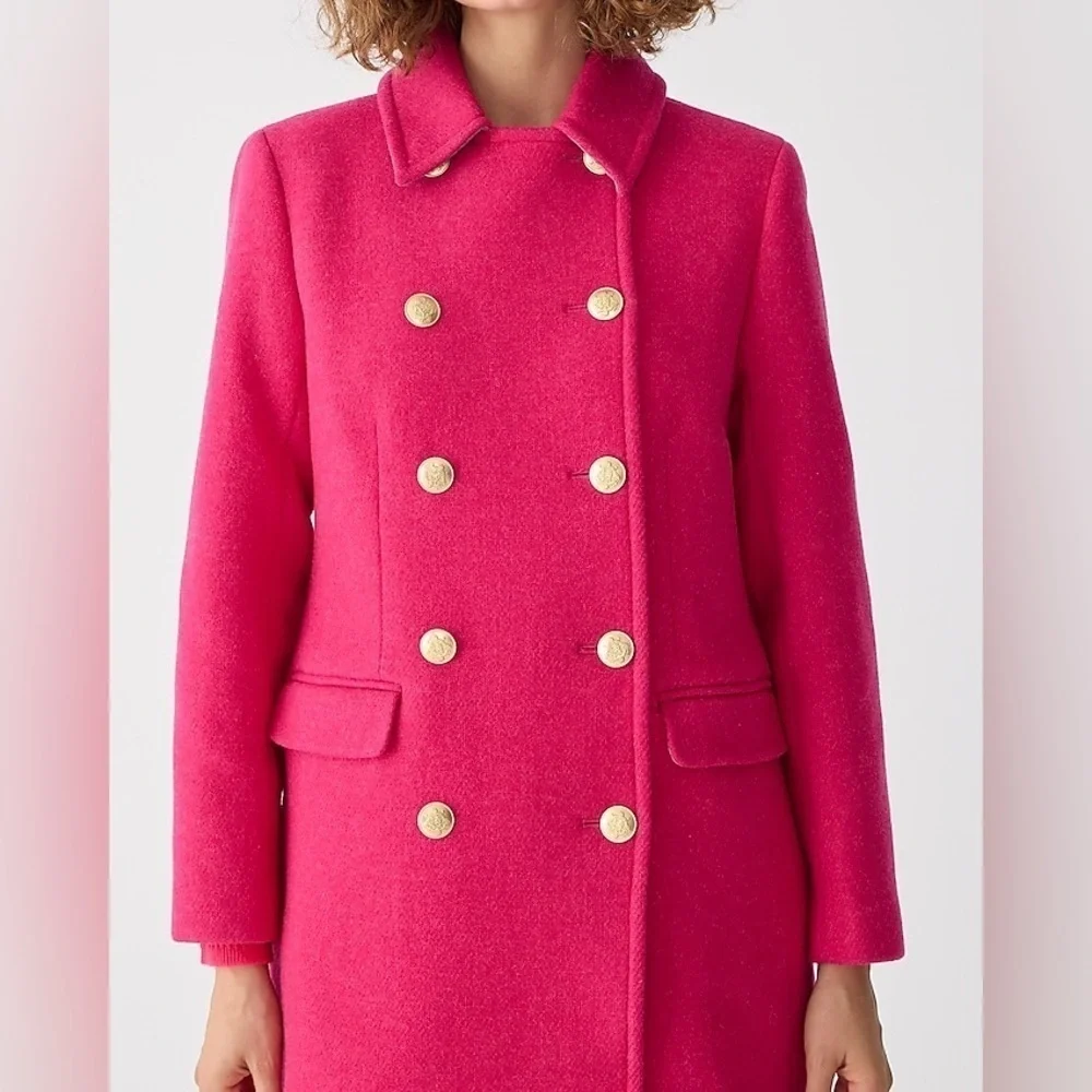 J Crew Warwick topcoat in Italian stadium-cloth wool blend BU449 - Picture 2 of 7